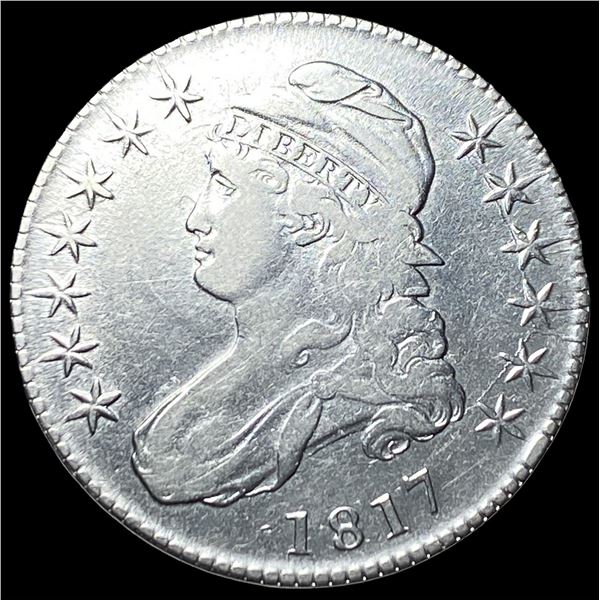 1817 Capped Bust Half Dollar CLOSELY  UNCIRCULATED