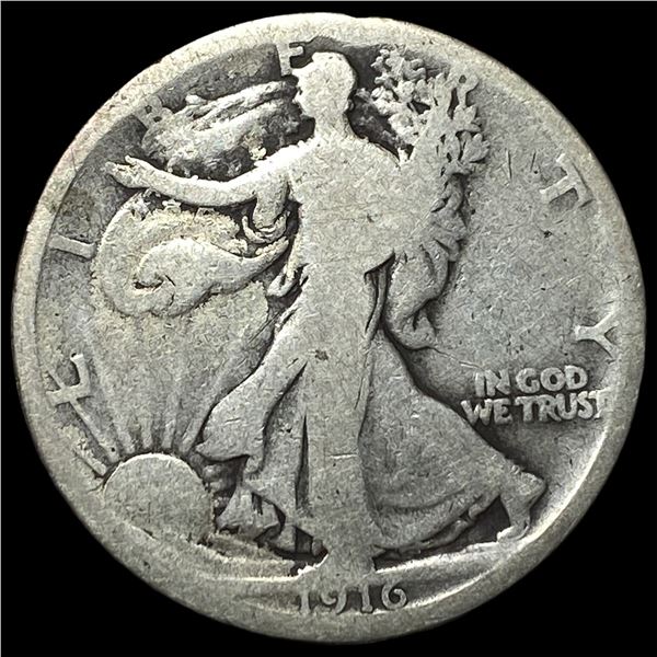 1916 Walking Liberty Half Dollar NICELY  CIRCULATED