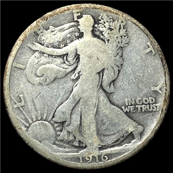 1916 Walking Liberty Half Dollar NICELY  CIRCULATED