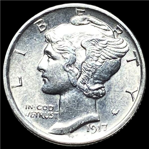 1917-D Silver Mercury Dime UNCIRCULATED