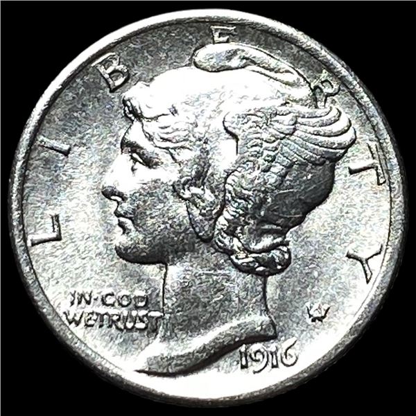 1916 Silver Mercury Dime UNCIRCULATED