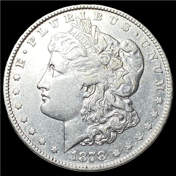 1878 Silver Morgan Dollar CLOSELY  UNCIRCULATED