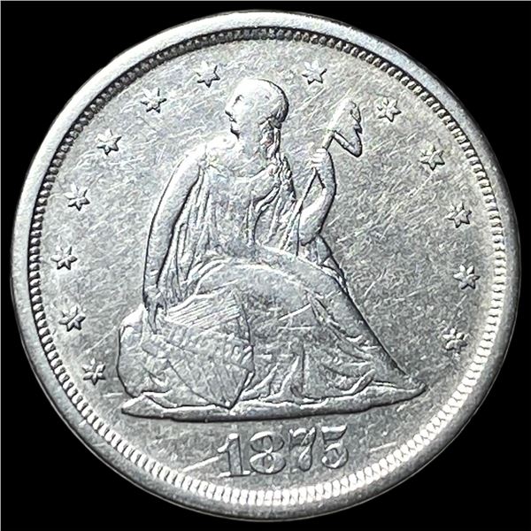 1875-S Seated Liberty Twenty Cents CLOSELY  UNCIRCULATED