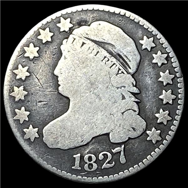 1827 Silver Capped Bust Dime NICELY  CIRCULATED