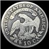 Image 2 : 1827 Silver Capped Bust Dime NICELY  CIRCULATED