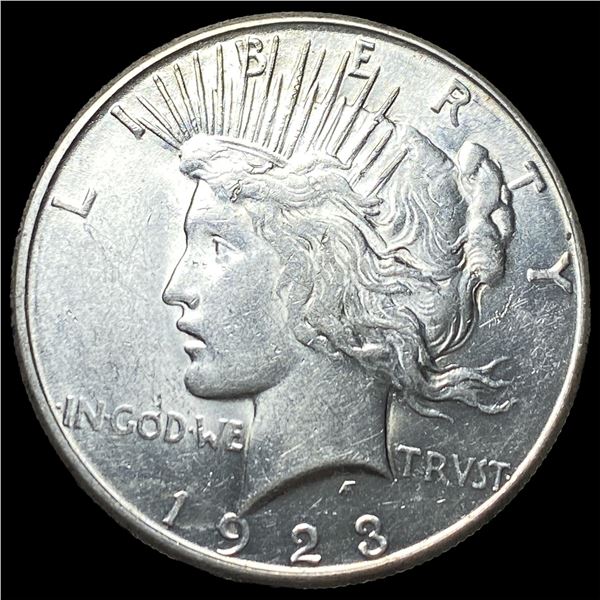 1923-S Silver Peace Dollar CLOSELY  UNCIRCULATED