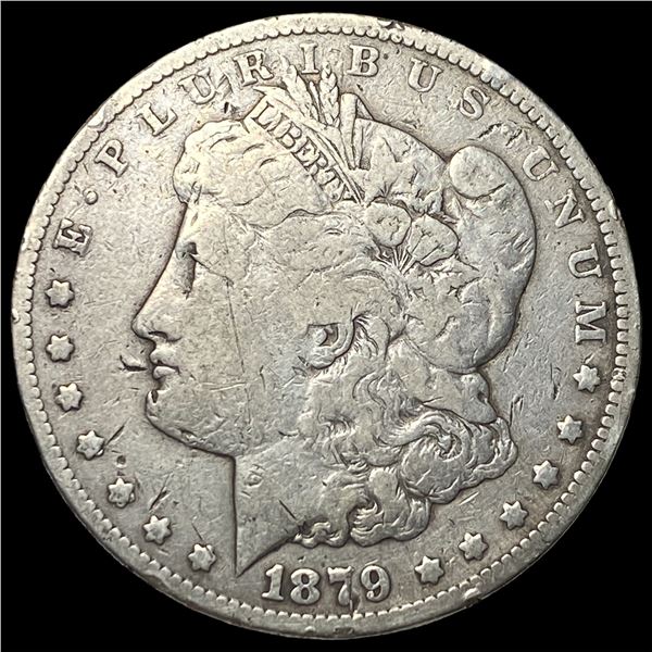1879-S Rev 78 Silver Morgan Dollar NEARLY  UNCIRCULATED