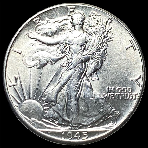 1945 Silver Walking Liberty Half Dollar  CHOICE BU
