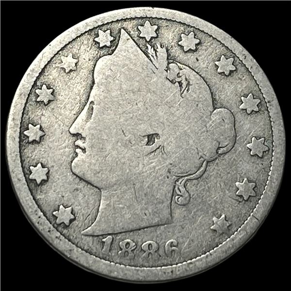 1886 Liberty Head Nickel NICELY CIRCULATED