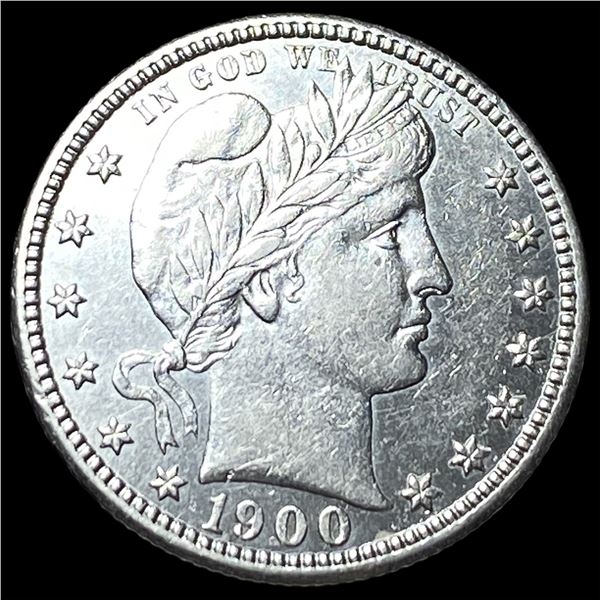 1900-S Barber Silver Quarter UNCIRCULATED