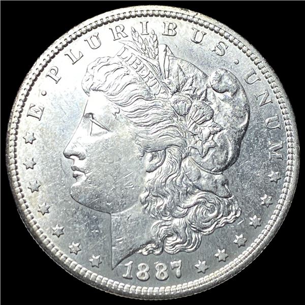 1887-S Silver Morgan Dollar CHOICE AU