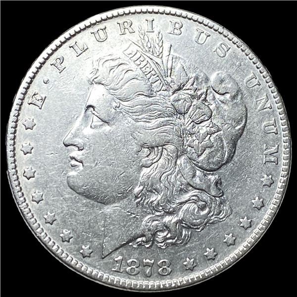 1878 Silver Morgan Dollar CLOSELY  UNCIRCULATED