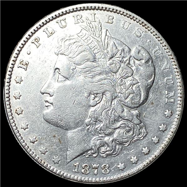 1878 Silver Morgan Dollar CLOSELY  UNCIRCULATED