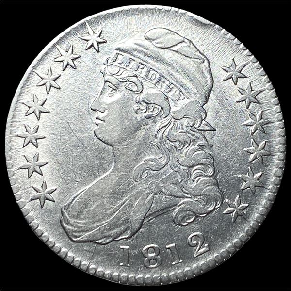 1812 Capped Bust Half Dollar CLOSELY  UNCIRCULATED