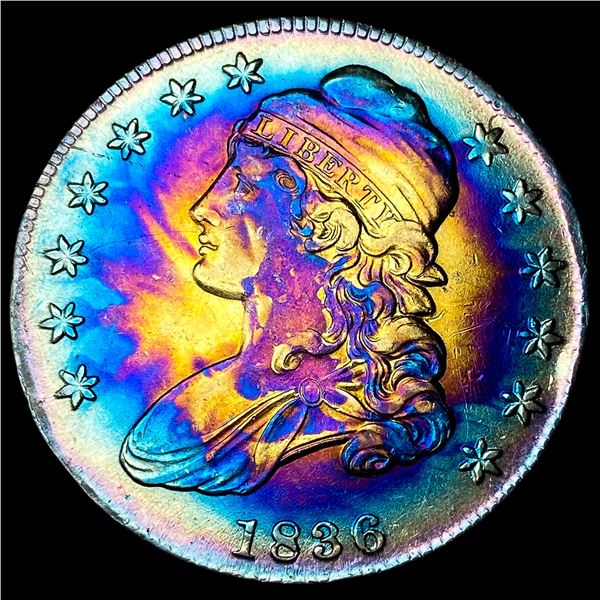 1836 Silver Capped Bust Half Dollar CLOSELY  UNCIRCULATED