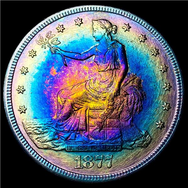 1877-S Toned Silver Trade Dollar HIGH GRADE