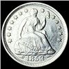 Image 1 : 1853 Arrows Seated Liberty Half Dime CLOSELY  UNCIRCULATED