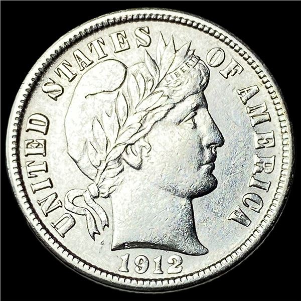 1912-D Silver Barber Dime CLOSELY  UNCIRCULATED