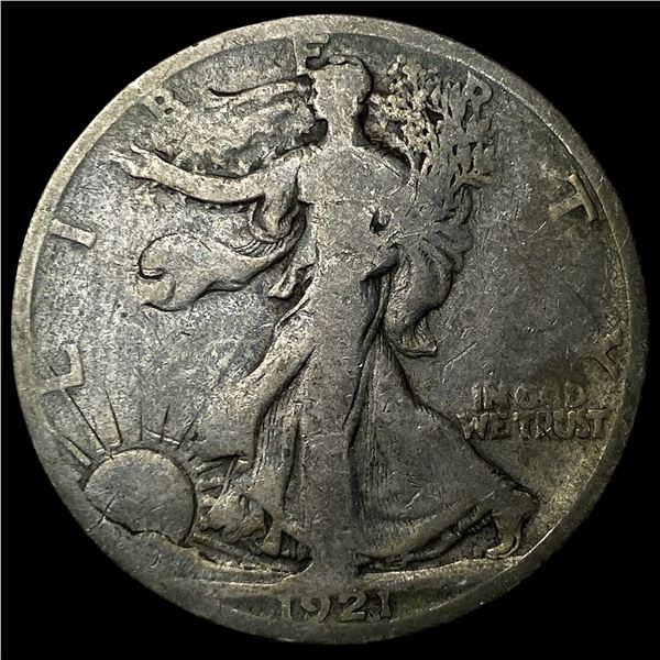 1921-S Silver Walking Liberty Half Dollar  NICELY CIRCULATED