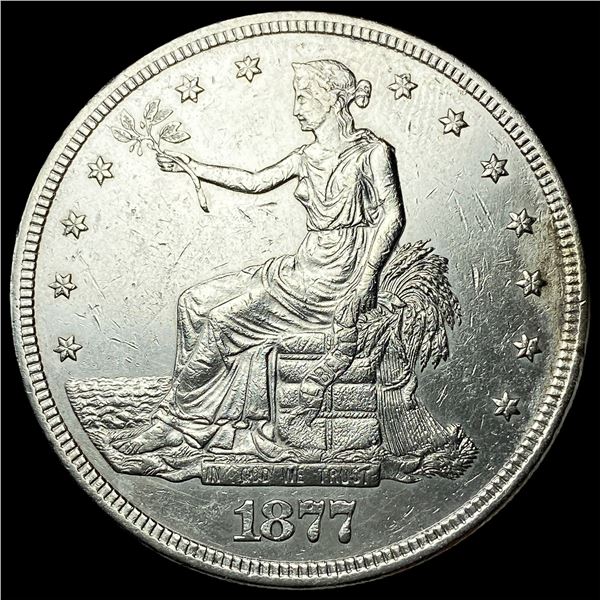 1877-S Silver Trade Dollar CLOSELY  UNCIRCULATED