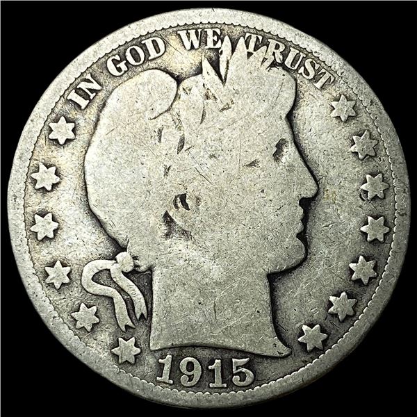 1915 Barber Half Dollar NICELY CIRCULATED