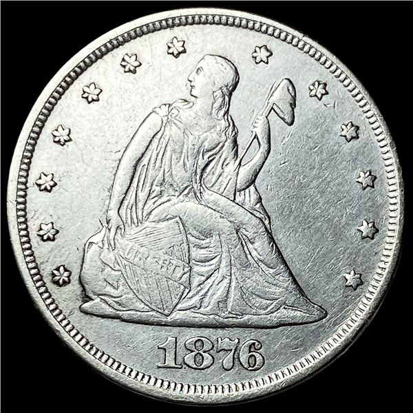 1876 Seated Liberty Twenty Cents NEARLY  UNCIRCULATED