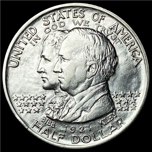 1921 Silver Alabama Half Dollar CLOSELY  UNCIRCULATED