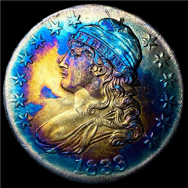 1833 Capped Bust Half Dollar CLOSELY  UNCIRCULATED