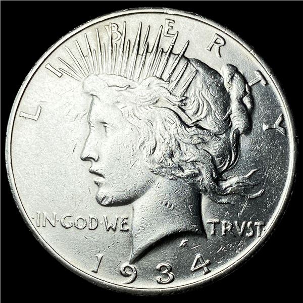1934-S Silver Peace Dollar CLOSELY  UNCIRCULATED