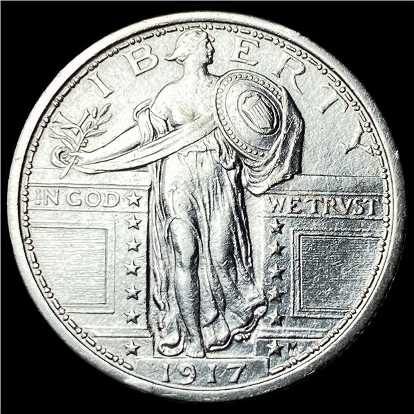 1917 Type 1 Standing Liberty Quarter CLOSELY  UNCIRCULATED
