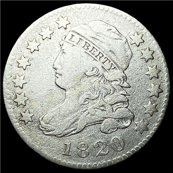 1820 Capped Bust Dime NEARLY UNCIRCULATED