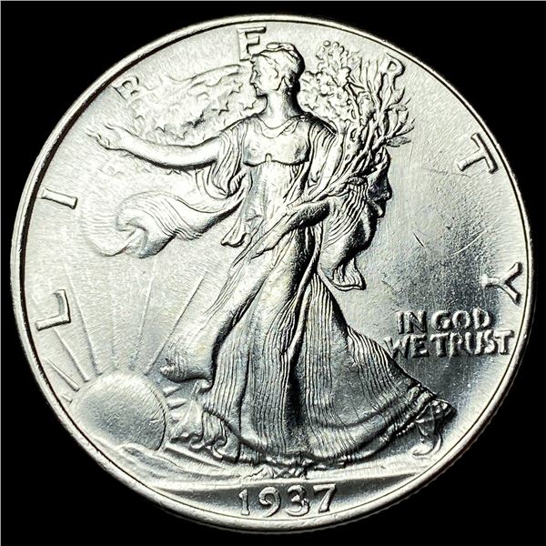 1937 Walking Liberty Half Dollar CLOSELY  UNCIRCULATED