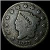 Image 1 : 1827 Coronet Head Large Cent NICELY  CIRCULATED