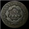 Image 2 : 1827 Coronet Head Large Cent NICELY  CIRCULATED