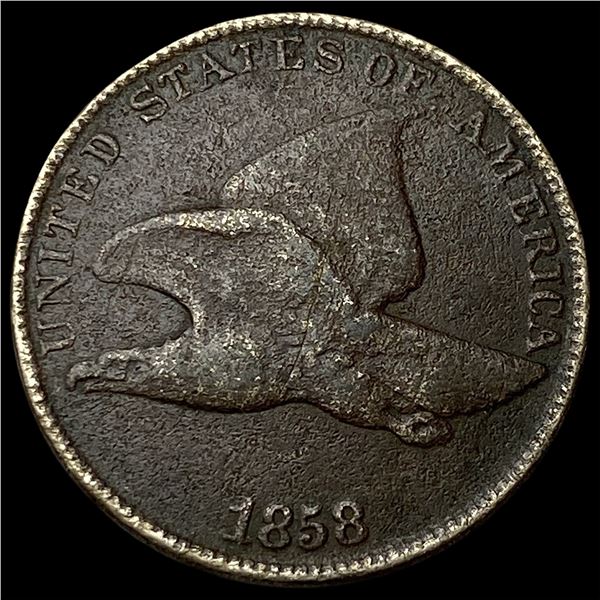 1858 Copper-Nickel Flying Eagle Cent HIGH  GRADE