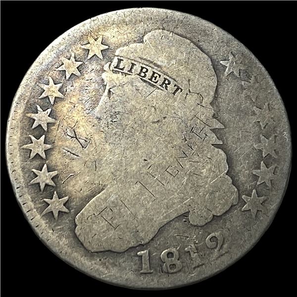 1812 Capped Bust Half Dollar NICELY  CIRCULATED