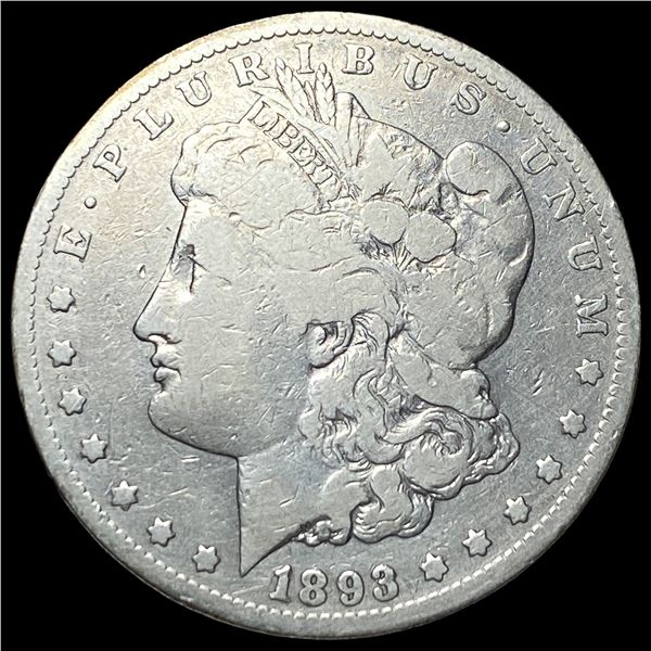 1893-CC Silver Morgan Dollar HIGH GRADE