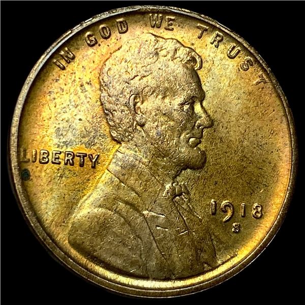 1918-S Lincoln Wheat Cent CLOSELY  UNCIRCULATED