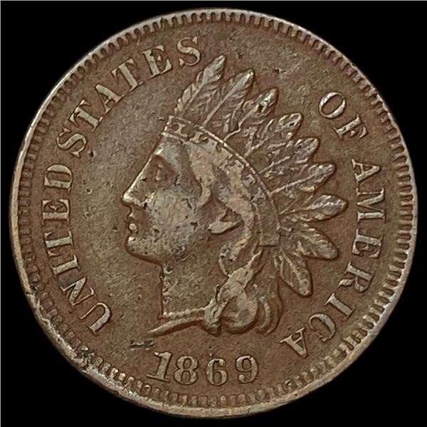 1869 Indian Head Cent CLOSELY UNCIRCULATED