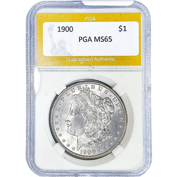 1900 Morgan Silver Dollar PGA MS65
