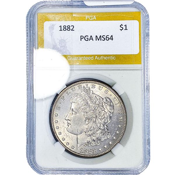 1882 Morgan Silver Dollar PGA MS64