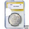 Image 1 : 1882 Morgan Silver Dollar PGA MS64