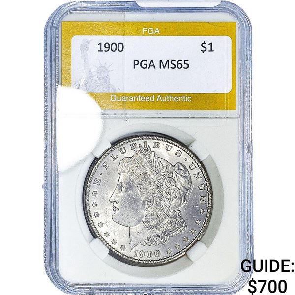 1900 Morgan Silver Dollar PGA MS65