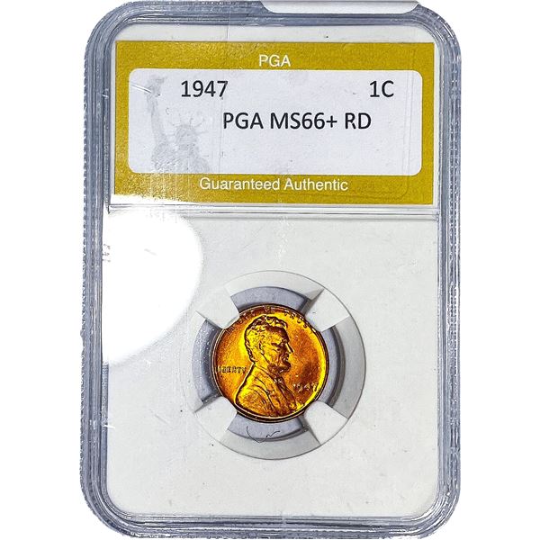 1947 Wheat Cent PGA MS66+ RD