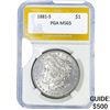 Image 1 : 1881-S Morgan Silver Dollar PGA MS65