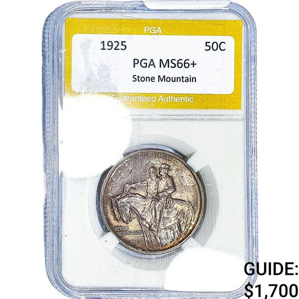 1925 Stone Mountain Half Dollar PGA MS66+