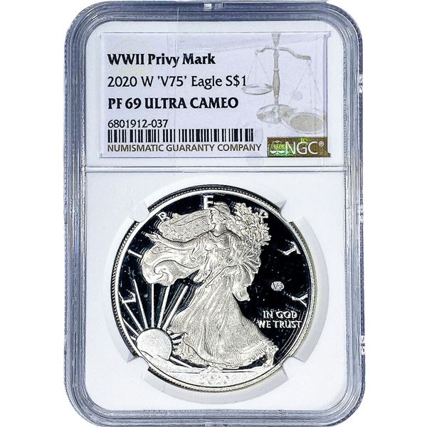 2020-W Silver Eagle NGC PF69 Ultra Cameo