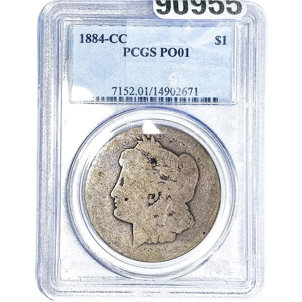 1884-CC Morgan Silver Dollar PCGS PO01