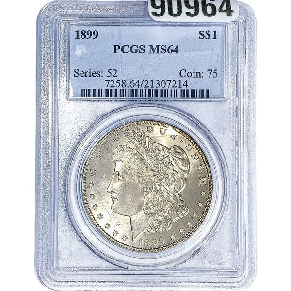 1899 Morgan Silver Dollar PCGS MS64
