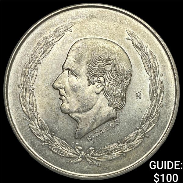 1952 Mexico Silver 5 Pesos